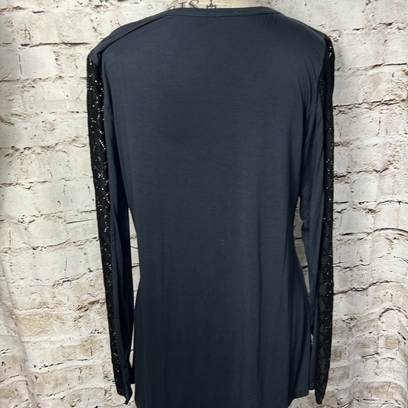 Harley Davidson Women’s Lace Long Sleeve Crest Graphic Top Size 2X - Picture 6 of 11